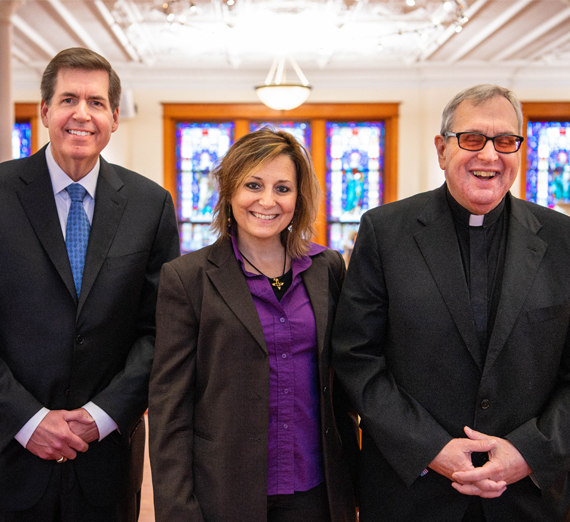 Fall leaves on Gonzaga's campus.