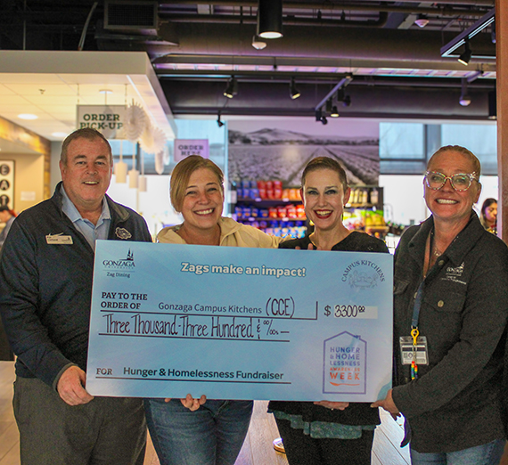 Fall leaves on Gonzaga's campus.